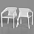 Stylish BC-8313 Chairs: Perfect for Any Space 3D model small image 2