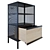 IKEA BEKANT Mesh Storage Unit 3D model small image 1