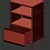 IKEA BEKANT Mesh Storage Unit 3D model small image 3