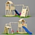 Game Complex Pagoda 1.02: Interactive Playhouse for Endless Fun 3D model small image 1