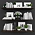 Elegant 43-Piece Decor Set 3D model small image 1