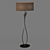 Elegant Lua Floor Lamp with Cotton Shade 3D model small image 1