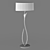 Elegant Lua Floor Lamp with Cotton Shade 3D model small image 2