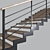 Sleek Staircase Design 3D model small image 2