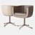 Tulip Sixty Armchair: Stylish Elegance 3D model small image 1