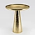 Elegant Brass Side Table: Plateau Uno 3D model small image 1