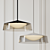 Masque Grande Pendant: Contemporary Lighting by Tech Lighting 3D model small image 1