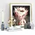 Ridged Glass Candlestick & Vase Set with Protea Print 3D model small image 1