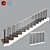 Sleek Steel Stairs: STAIRS_07 3D model small image 1