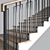 Sleek Steel Stairs: STAIRS_07 3D model small image 2