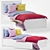 Sleek and Stylish Ikea Malm Bed 3D model small image 1