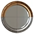 Elegant Round Mirror Frame 3D model small image 2