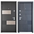 Tango Entrance Metal Door: Aesthetic and Secure 3D model small image 3