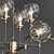 Lilly Pendant Light - Glass and Metal 3D model small image 2