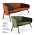 Elegant and Versatile: Kristalia Tuile Sofa 3D model small image 1