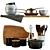 Elegant Kitchen Decor Set 3D model small image 1