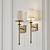 Tyrone Wallchiere Sconce: Elegant and Illuminating 3D model small image 3