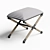 Braddock Small Bench - Compact and Stylish Seating Option 3D model small image 1