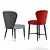 Title: Jet & Red Bar Stools 3D model small image 2