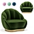 Elegant Olympia Armchair for Modern Homes 3D model small image 1