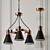 Bullis Shaded Chandelier & Pendant: Industrial Chic Lighting 3D model small image 1