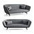 Modern Benedict Sofa RoveConcepts 3D model small image 1