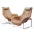 Modern Comfort: B&B Armchair Mart 3D model small image 1