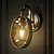 Sleek Salyers Sconce: Modern Lighting 3D model small image 2