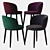 Elegant Filmore Dining Chair 3D model small image 1