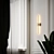 Elegant Gold-Silver Dimmable Sconce 3D model small image 3