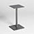 Sleek Square Table Base 3D model small image 1