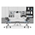 Herman Miller Canvas Office Workstation 3D model small image 2