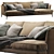 Modern Alivar Portofino Sofa 3D model small image 1