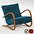 Modern 3D Armchair: Vray & Corona Render 3D model small image 1