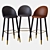 Idris Bar Stool: Modern Elegance 3D model small image 2