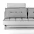 Idun: Stylish Double Sofa Bed 3D model small image 3