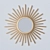 Golden Sunburst Mirror 3D model small image 1