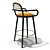 Luc Modern Bar Stool 3D model small image 3