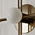 Italian Brass Wall Sconce: Elegant Illumination 3D model small image 2