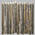 Rugged Log Fence 3D model small image 1
