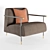 Elegant Comfort: Saloni Armchair 3D model small image 1
