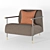 Elegant Comfort: Saloni Armchair 3D model small image 2