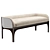 Title: Gorsia Buda Bed Bench: Sleek and Stylish Seating Solution 3D model small image 1