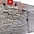 Detailed Stone Wall 3D Model 3D model small image 3