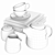 Elegant Kinto Teapot Set 3D model small image 2