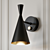 Elegant Beat Wall Sconce 3D model small image 1