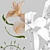 Title: Alstroemeria Vase Trio 3D model small image 3