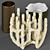 Luxury Ocean-inspired Vase Set 3D model small image 1