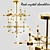 Sparkling Crystal Rain Chandelier 3D model small image 1