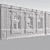 Modern Wooden Facade 3D model small image 3